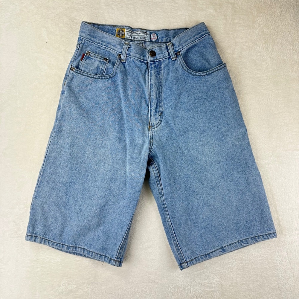 Bugle‎ Boy Denim Shorts Boys Big & Baggy 16R Light Wash Skater 90s Cotton